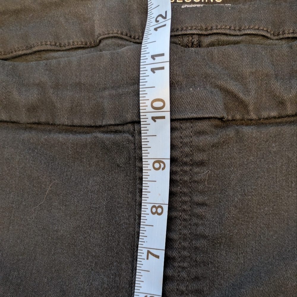 Jeggings Chico's Black Women's Pre Loved Condition - Picture 6 of 7